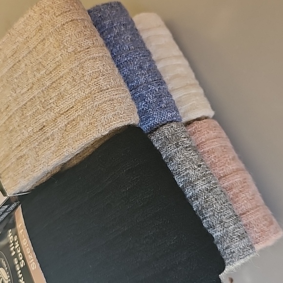 6 Pairs Womens Knee High Cotton Socks Assorted Colors Brand New Size 6-11 - Picture 5 of 5